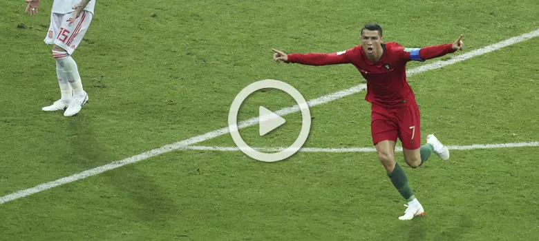 Ronaldo nasázel hattrick a zařídil Portugalsku 1 bod za remízu se Španělskem obrázek