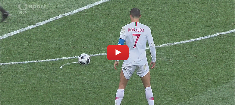 Portugalsko porazilo Maroko 1:0. Ronaldo skóroval