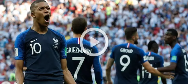 7 gólů v prvním osmifinále. Francie porazila Argentinu 4:3 a je prvním čtvrtfinalistou. obrázek