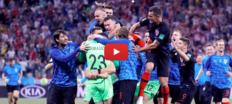 Video: Drama v penaltových rozstřelech. Oba gólmani chytili 3 penalty. Postupuje Chorvatsko!