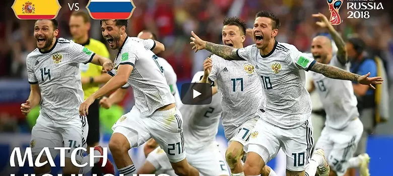 Sestřih: Ruský fotbalový zázrak v Rusku = smutný den pro Španělsko obrázek