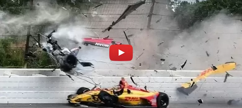 VIDEO: Formule se rozletěla na kousky v zatáčce Pocono - Indycar, tam, kde číhala smrt! obrázek