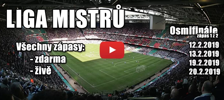 Živé přenosy: osmifinále Ligy mistrů. Online stream všech utkání obrázek