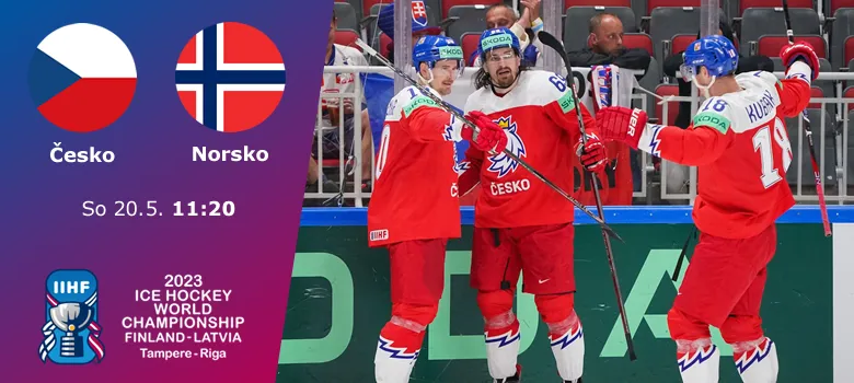 MS v hokeji 2023: Česko - Norsko obrázek